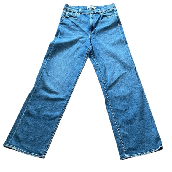 HIDDEN WOMENS WIDE LEG DENIM BLUE JEANS SIZE 30 - Picture 1 of 8